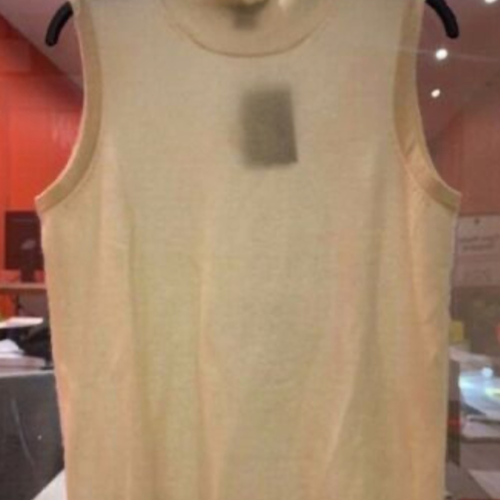 XL BLOOMINGDALE'S CASHMERE SLEEVELESS TURTLENECK NWT (AND DEFECTS)